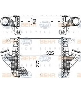 Radiateur moteur pour PEUGEOT 204