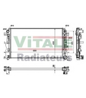 RADIATEUR EAU POUR MERCEDES SPRINTER