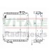 Radiatore ad acqua Massey Ferguson 5460 5465 6460 6470 6465 6475 6480