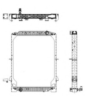 RADIATEUR EAU IVECO EUROSTAR