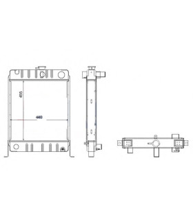 RADIATEUR EAU DAVID BROWN 1210-1212-990-995-996