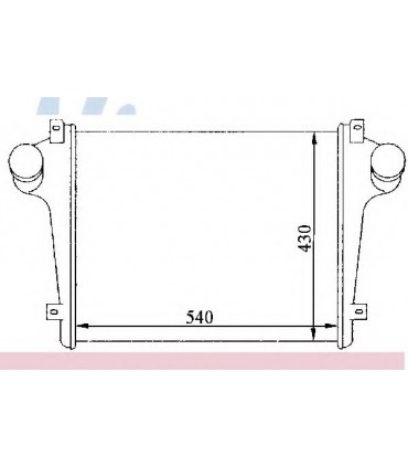 ECHANGEUR AIR INTERCOOLER IVECO EUROCARGO 