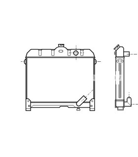  Radiateur  eau pour MERCEDES Atego