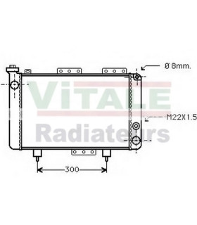 RADIATEUR EAU RENAULT R4