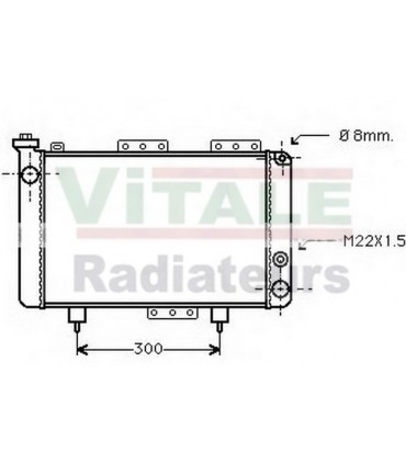 RADIATEUR EAU RENAULT R4