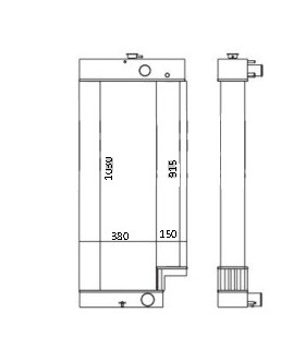  Radiateur moteur Citroën HY 