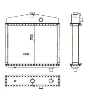 RADIATEUR EAU CHAMPION A720 - TP730