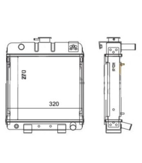 RADIATEUR BOMAG BW 80