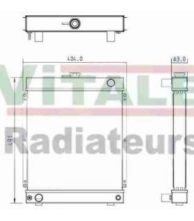 RADIATORE AD ACQUA PER CALVET