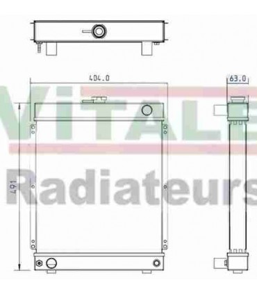 RADIATORE AD ACQUA PER CALVET