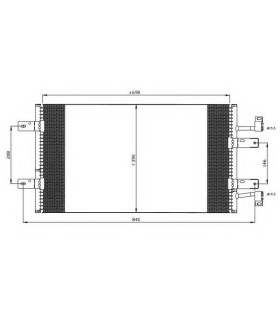 Radiateur moteur pour PEUGEOT 204