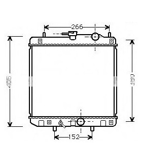 RADIATEUR EAU DAIHATSU GRAN MOVE
