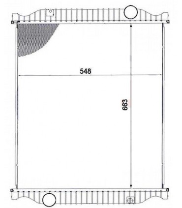 RADIATEUR EAU RENAULT RVI MIDLUM 220-250