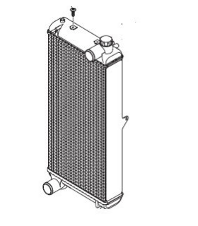  Radiateur moteur SCANIA Série P 95-04 