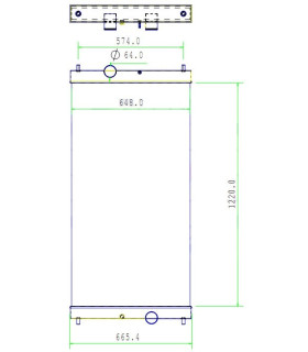 RADIATEUR CUMMINS GEN SET