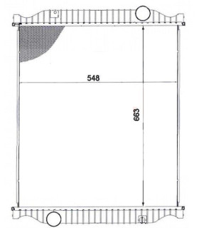 RADIATEUR EAU RENAULT MIDLUM 180-210-220