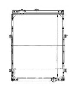 Radiateur moteur DAF CF85