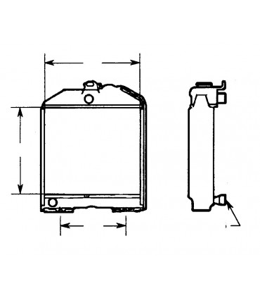 Radiatore acqua Renault 88