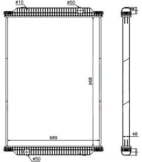 RADIATEUR EAU RENAULT RVI PREMIUM 420