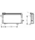  Radiateur moteur SCANIA Série P 95-04 