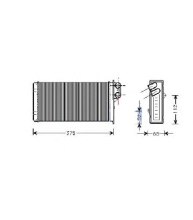  Radiateur  eau pour MERCEDES Atego