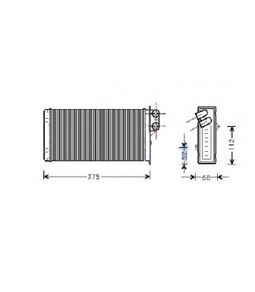 RADIATORE RISCALDATORE RENAULT RVI PREMIUM