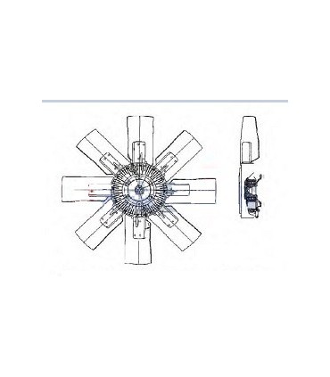  Radiateur  eau pour DAF CF 85