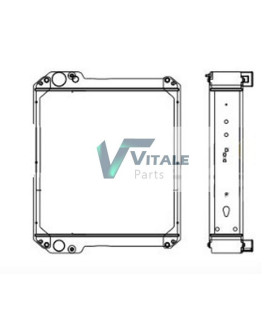  Radiateur eau pour SCANIA Série P 95-04 