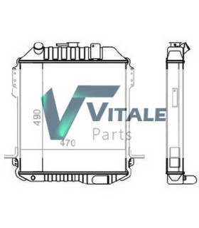  Radiateur moteur SCANIA Série P 95-04 