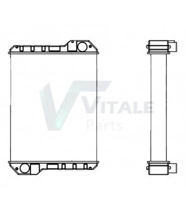 Radiatore dell'acqua per Caterpillar 428-432F