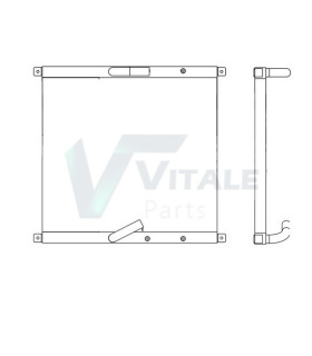  Radiateur eau pour SCANIA Série P 95-04 