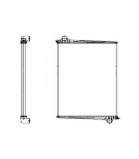  Radiateur eau pour SCANIA Série P 95-04 