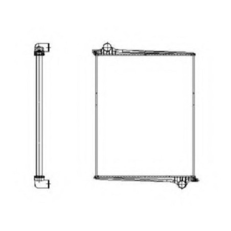  Radiateur eau pour SCANIA Série P 95-04 