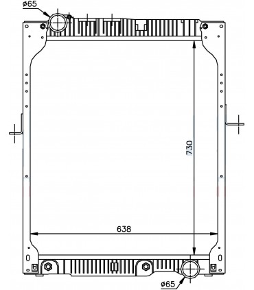  Radiateur  eau pour MERCEDES Atego