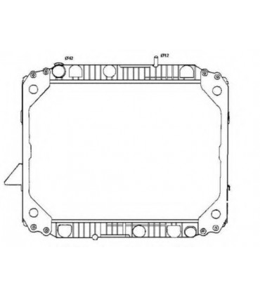  Radiateur  eau pour MERCEDES Atego