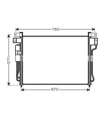 Radiateur moteur DAF CF85