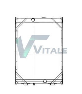  Radiateur eau pour SCANIA Série P 95-04 