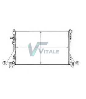  Radiateur eau pour RENAULT R10