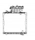  Radiateur  eau pour DAF CF 85