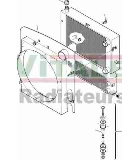 RADIATORE PER KOMATSU 395-03-11103 3950311103