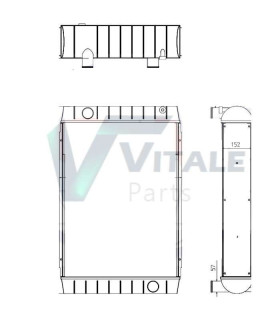  Radiateur EAU VOLVO L120E