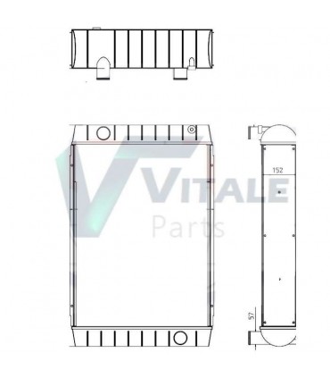  Radiateur EAU VOLVO L120E