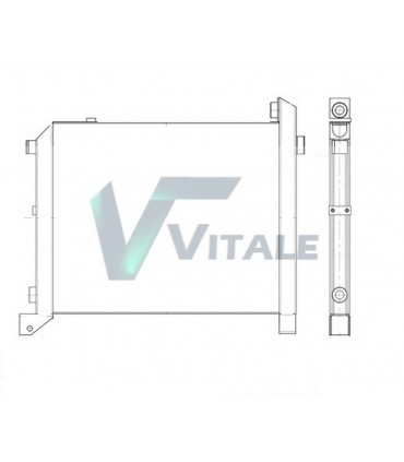 RADIATORE OLIO VALTRA T120 T130 T140 T150 T160 T170 T180 T191 V34669300 V34669310 34669300 34669310 34669310A ACV0286430
