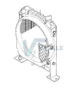 RADIATORE ACQUA PER HITACHI 4339876