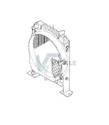 RADIATEUR EAU  HITACHI 4339876