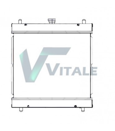 RADIATORE DELL'ACQUA ANTERIORE TECNO 635