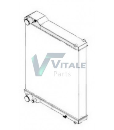 RADIATORE D'ACQUA PER CATERPILLAR 924G 924GZ 924H 924HZ 928G 928H 928HZ 930G 930H 1851016 MNY70268601C0C