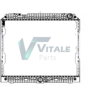 RADIATEUR EAU MERCEDES ACTROS MP4 EURO6  9605002801 A9605002801