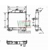  Radiateur moteur CASE-I.H 633,733,833.