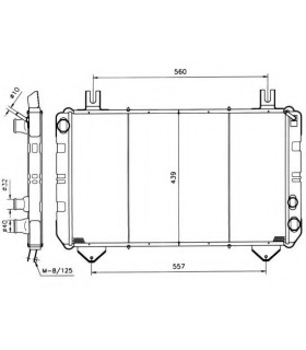 RADIATOR FORD TRANSIT 78VB8005LA 79VB8005AA